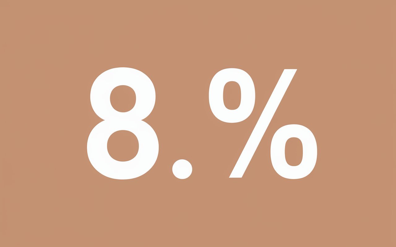 write the following decimal as a percent. 0.084