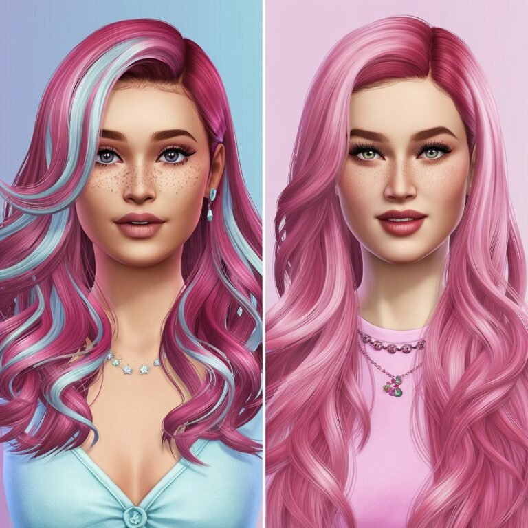 sims 4 sonya sims jennifer hair retexture